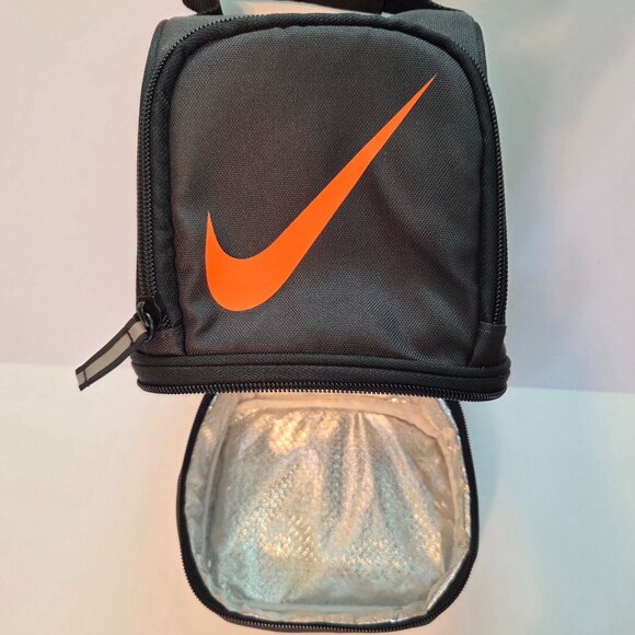NWOT - Nike Insulated Lunch Bag – Black & Bright Orange Swoosh Logo - Never Used - Picture 7 of 11